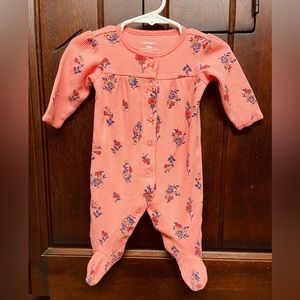 Baby Girl Carter's Floral Thermal
Snap-Up Sleep & Play Size 3M